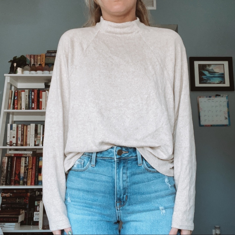 H&M Soft Cream Tan Sweater